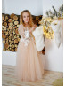 Lace Tulle Maxi Flower Girl Dress